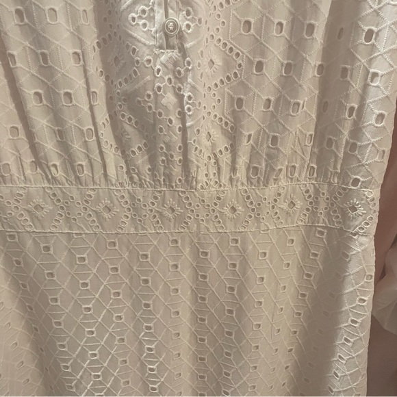 Veronica Beard Satori White Eyelet Dress Size 2 - Picture 9 of 10